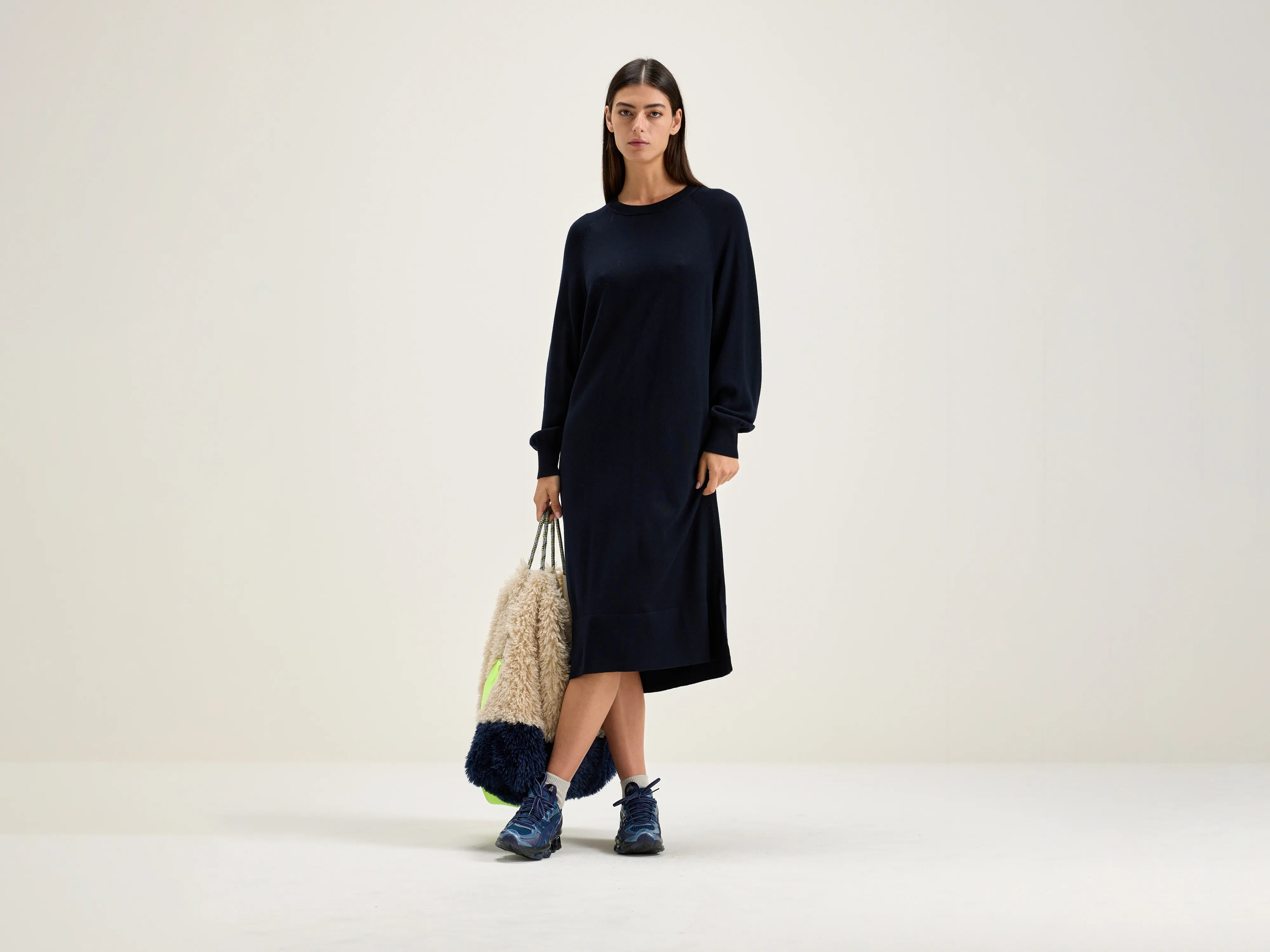 Sale Event Sinc midi dress (242 / W / NAVY)