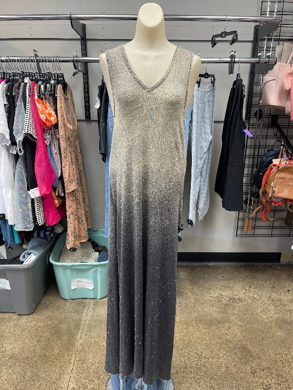 Take Advantage Grey Dress Casual Maxi We The Free, Size S