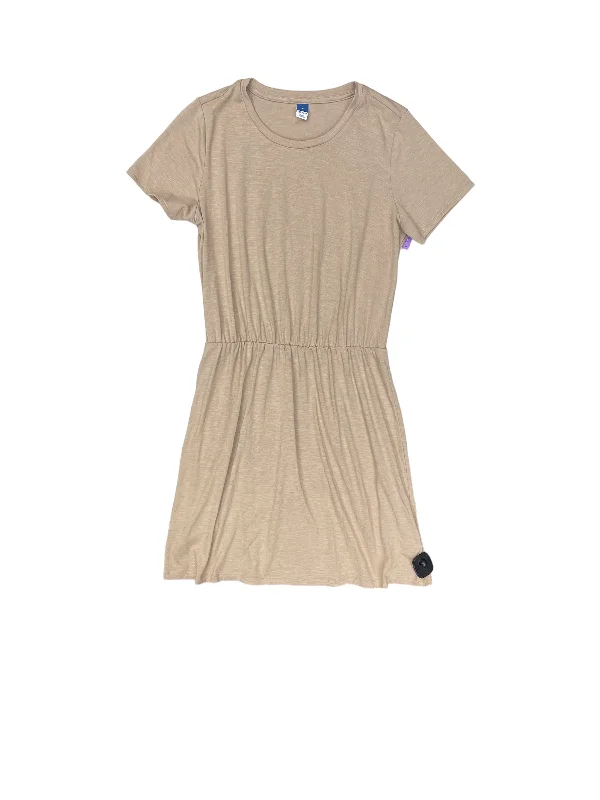 Deal Alert Beige Dress Casual Midi Old Navy, Size M