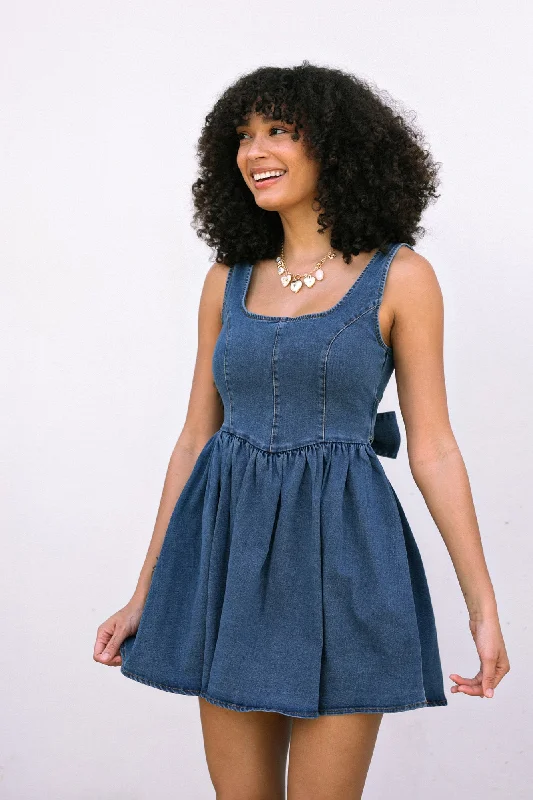 Midnight Sale Marissa Denim Mini Dress