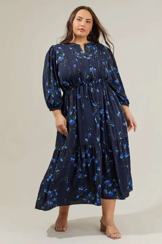 Super Sale THE TOURN MIDI PLUS DRESS--FLASH SALE