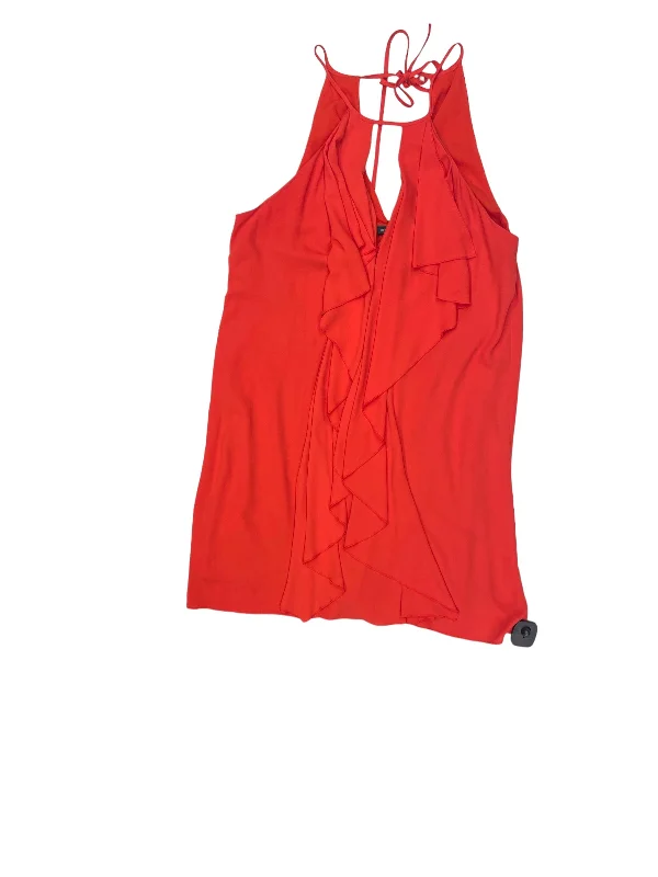 Mega Deal Orange Dress Party Short Bcbgmaxazria, Size S