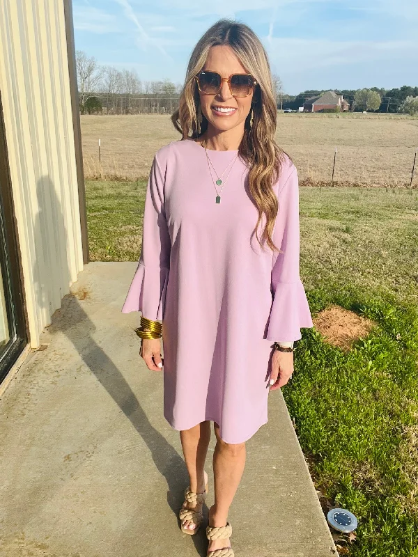 Now or Never SELF LOVE DRESS- LAVENDER