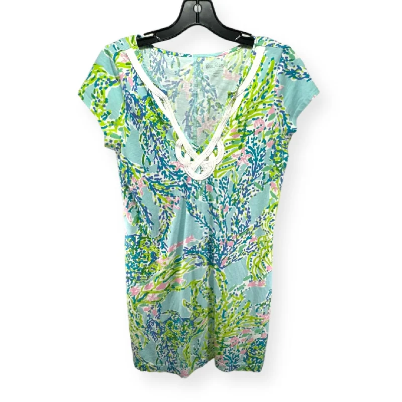 Exclusive Savings Brewster Dress in Skye Blue Heaven Lilly Pulitzer, Size M