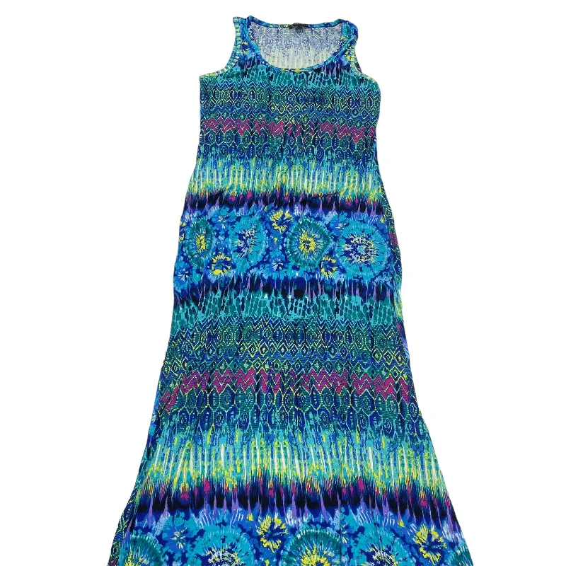 Big Discounts BLUE SPENSE DRESS CASUAL MAXI, Size L