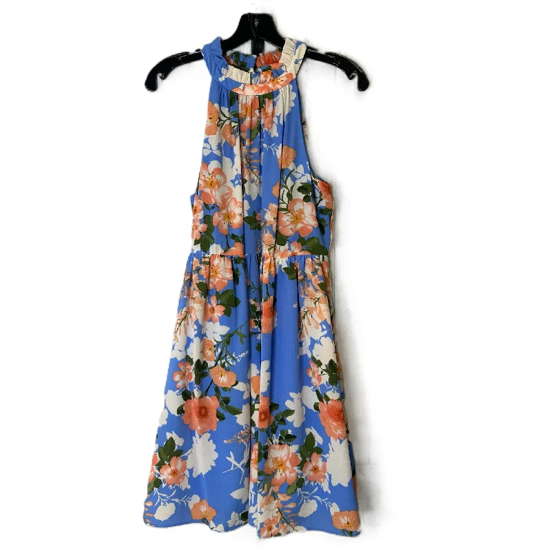 Lowest Price Floral Print Dress Casual Short By Vince Camuto, Size: 6