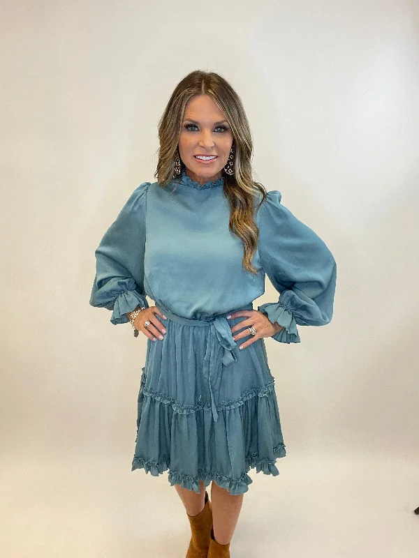 Today Only Feeling Fun Ruffle Dress