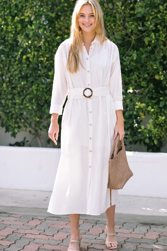 Daily Deals Tatum Belted Shirt Dress