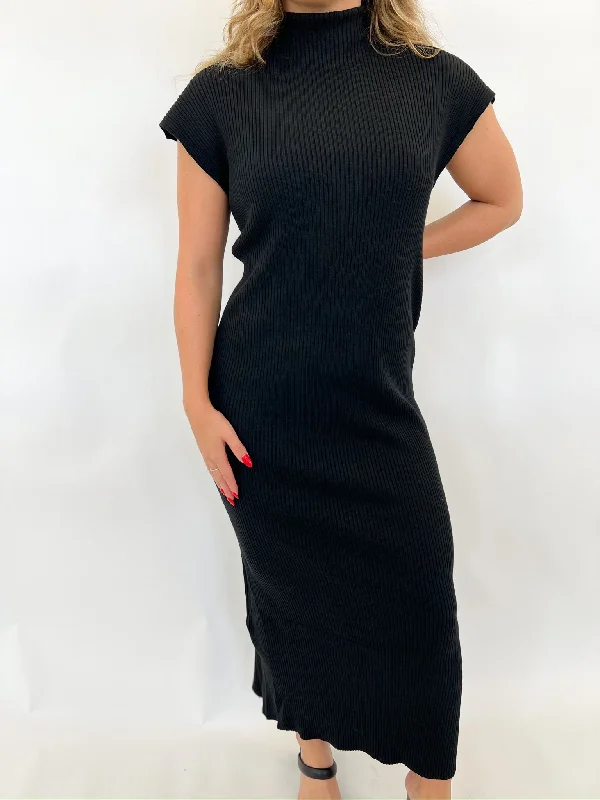Can't Miss Black Aconitum Dress