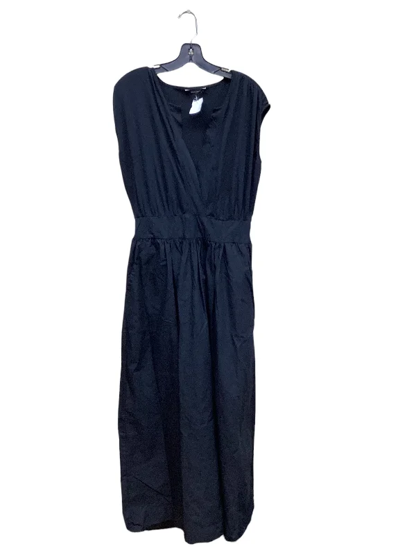 Savings Alert Black Dress Casual Maxi Banana Republic, Size L