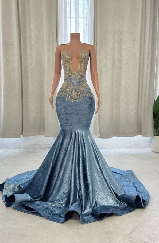 Exclusive Offers Black Girl Mermaid Prom Dresses Dress For Women 2023,BL18615