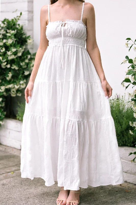 Hurry In Gracie Crinkled Maxi Dress