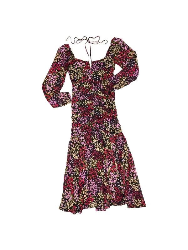 Deal Dash Floral Print Dress Party Long Astr The Label, Size M