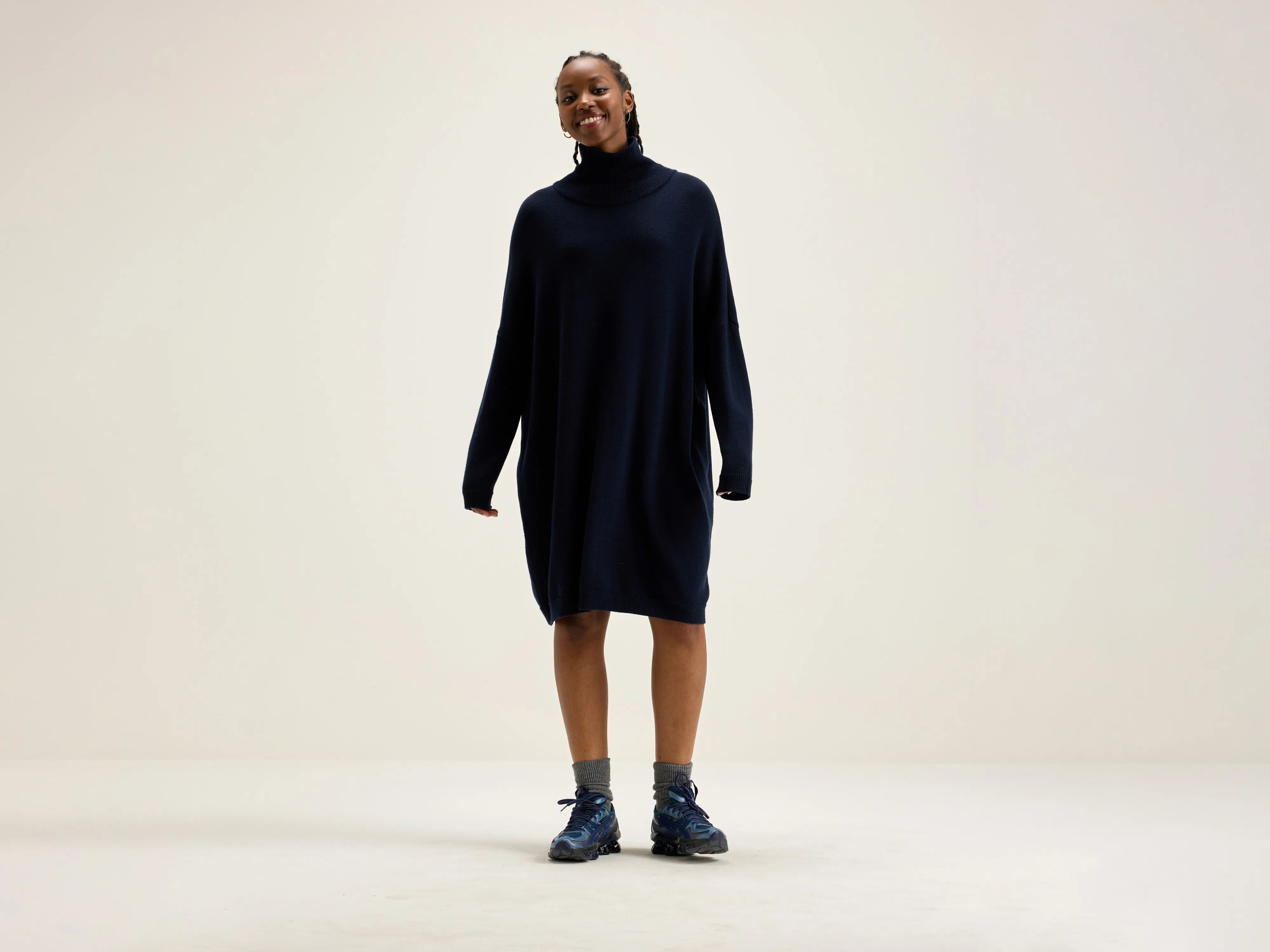 Act Now Sens knit dress (242 / W / NAVY)