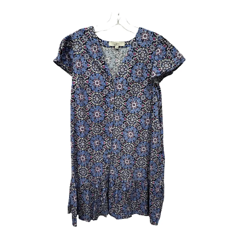 Steals and Deals Blue Dress Casual Short By Loft, Size: M