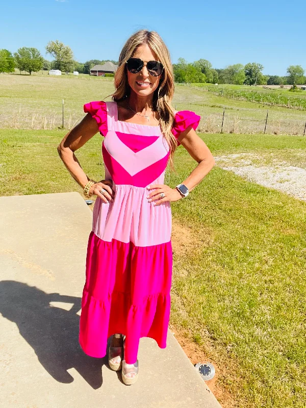 Reduced Prices PINK WINS DRESS--SUMMER SALE