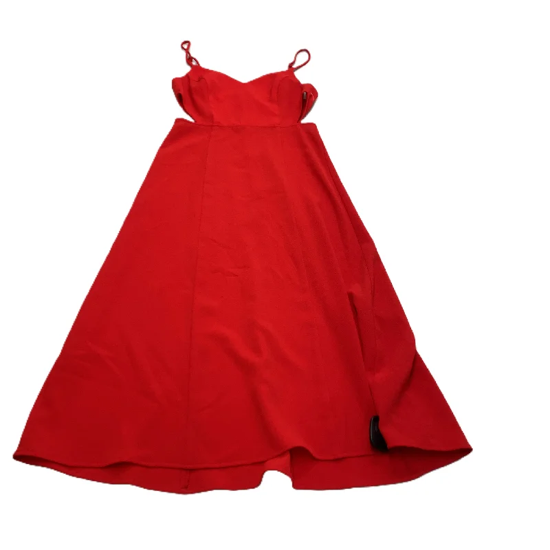 The Best Prices Red  Dress Casual Midi By Show Me Your Mumu  Size: Xs