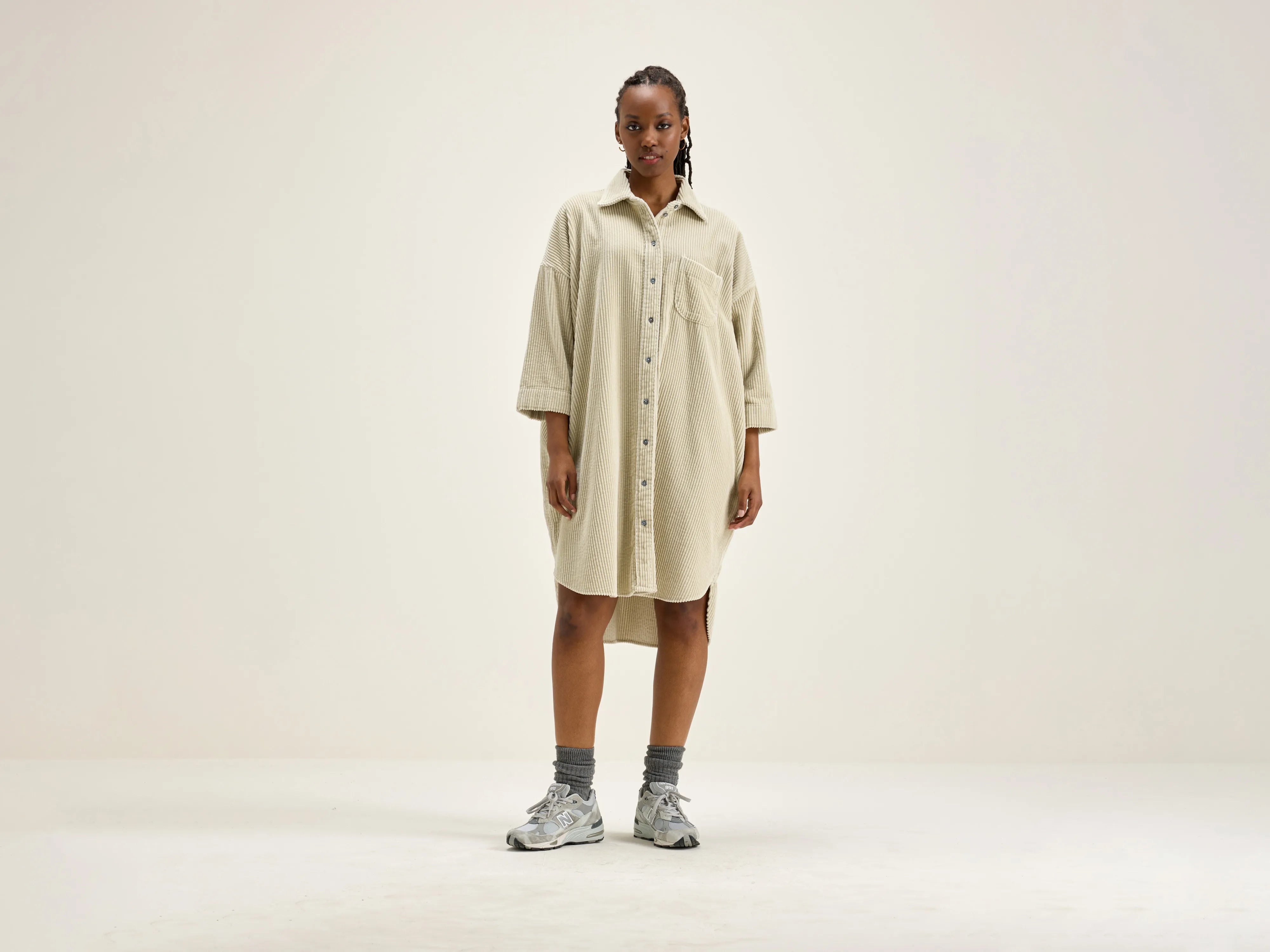 Act Now Gladys shirt dress (242 / W / CRAIE)