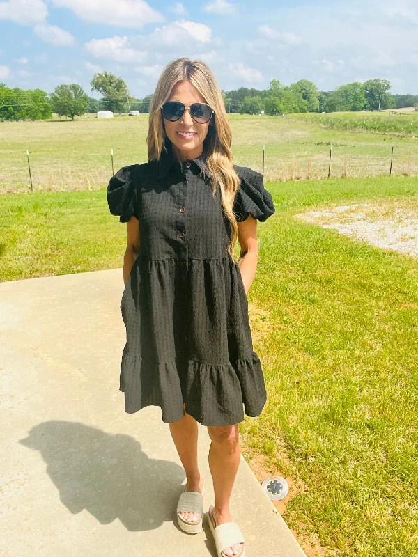 Limited Time Discount RETREAT MODE DRESS- BLACK