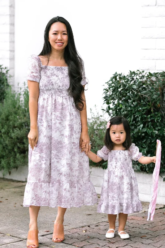 Bargain Bin Marie Smocked Midi Dress
