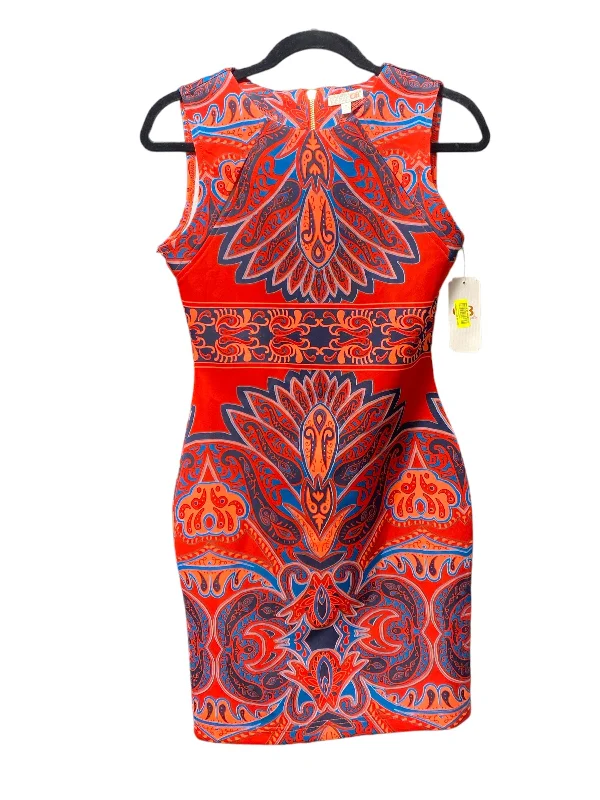 Extra Savings Paisley Print Dress Casual Short Giani Bini, Size S