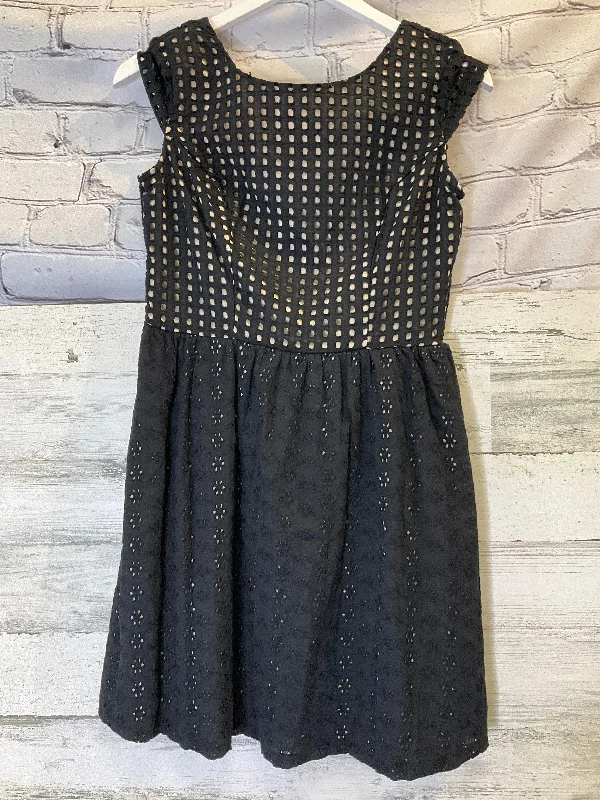Closeout Black Dress Casual Midi Xhilaration, Size S
