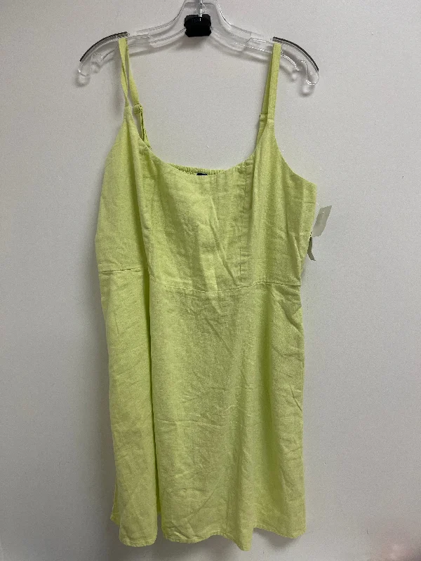 Seasonal Clearance Green Dress Casual Short Old Navy, Size Xl
