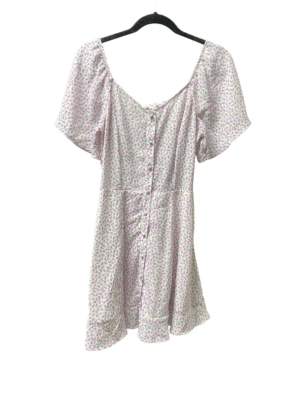 Price Fest Floral Print Dress Casual Short Sienna Sky, Size S