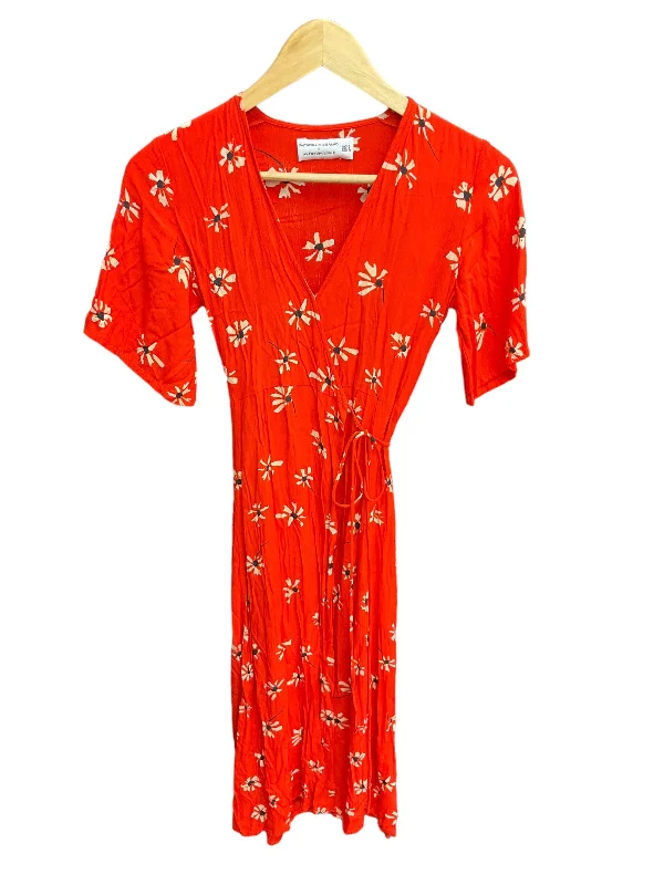 Lowest Price Floral Print Dress Casual Midi Faithfull The Brand, Size Xs