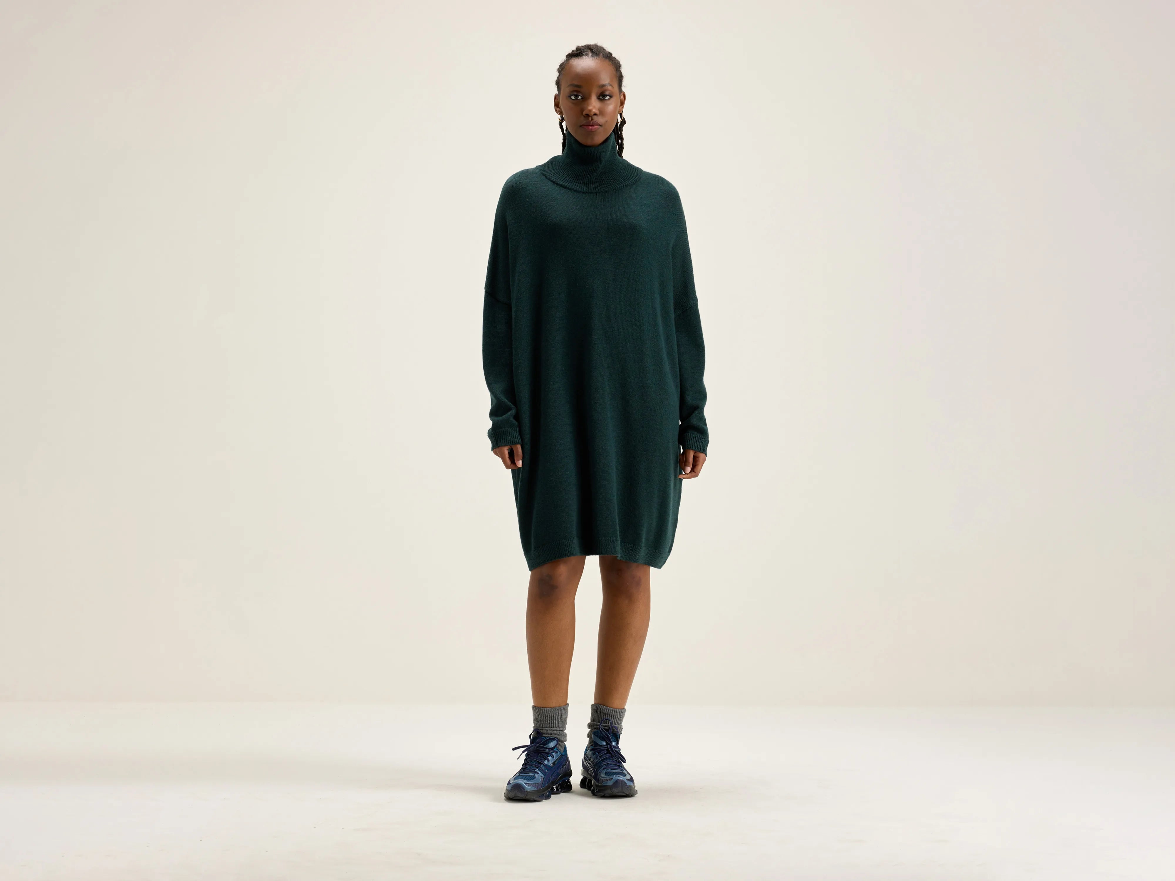Act Now Sens knit dress (242 / W / BOTTLE)