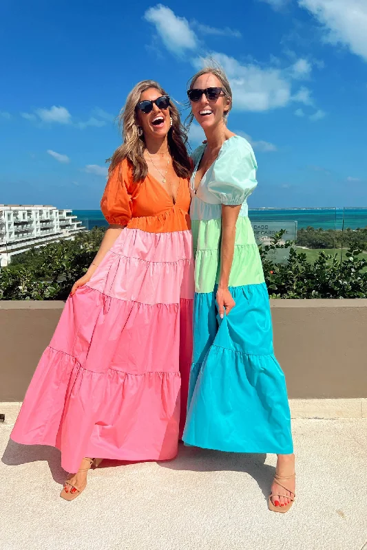 Best Bargains Sunset Skies Dress