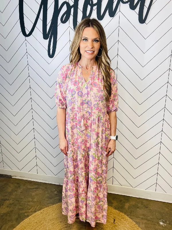 Reduced Prices POPPY IN PINK MIDI--LAST CHANCE SALE