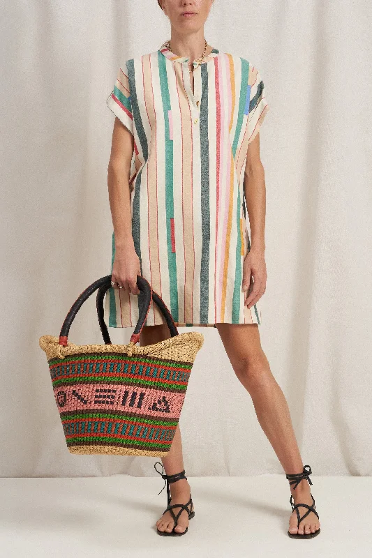Lowest Price Athena Green Bazaar Stripe Tunic Dress
