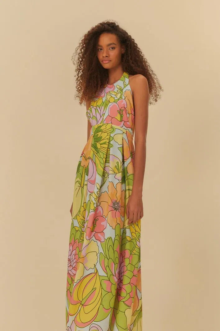 Deal Alert Vestido Cropped Primavera de Cor