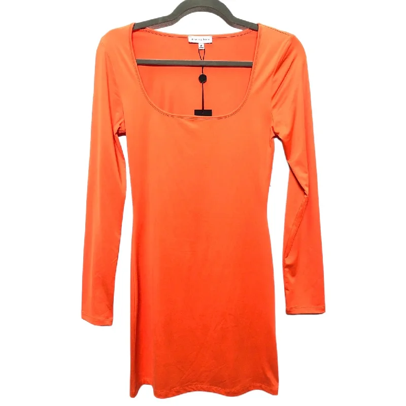 Unmissable Offer Orange Dress Casual Short Gianni Bini, Size M