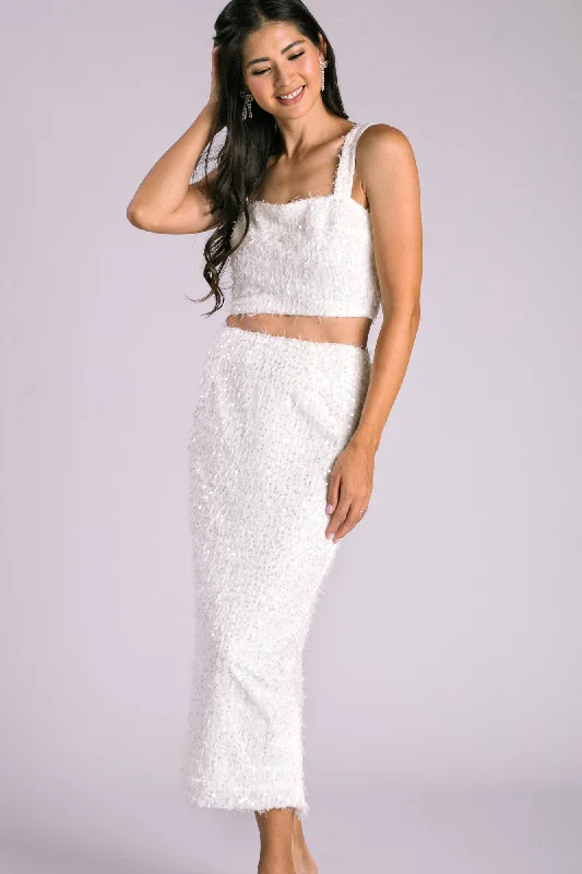 YEAR-End Clearance Taylor Feather Sequin Set