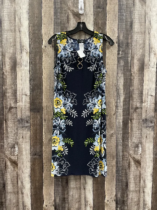 Big Discounts Floral Print Dress Party Midi Msk, Size M