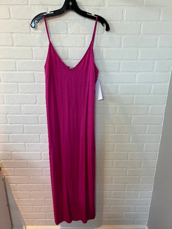 Hurry In Pink Dress Casual Midi Old Navy, Size M