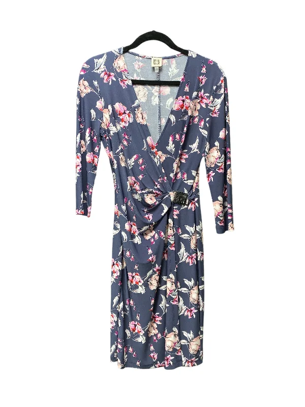 Price Drop Alert Floral Print Dress Casual Short Anne Klein, Size 6