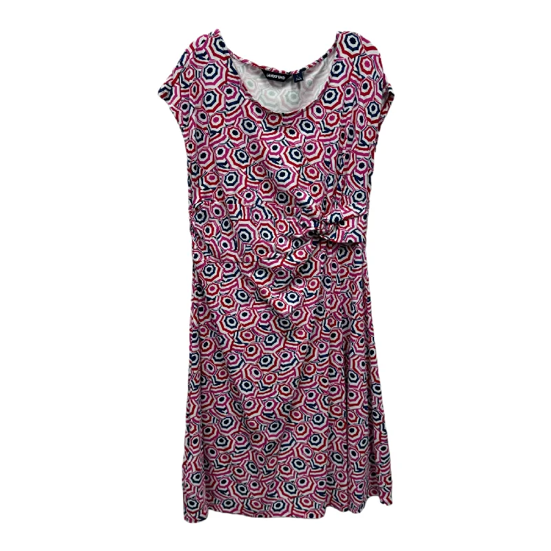 Stock Clearance Multi-colored Dress Casual Midi By Lands End, Size: L