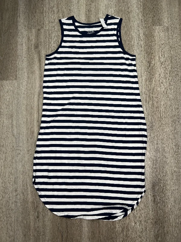 Today's Special Striped Pattern Dress Casual Midi Time And Tru, Size Xl