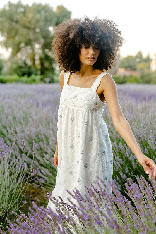 Huge Discounts Alondra Embroidered Eyelet Dress