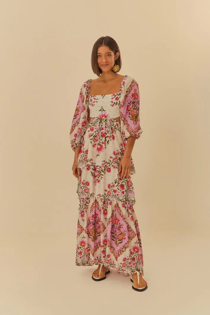 Blowout Sale Vestido Longo Beleza Romantica