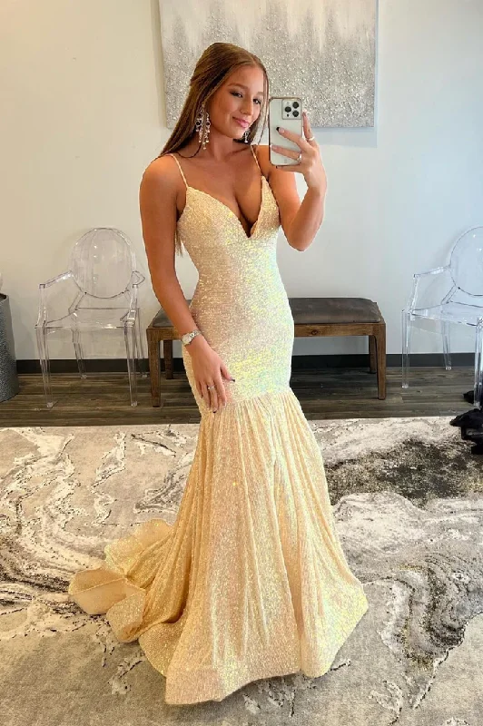 Big Discounts Mermaid sequins long prom dress shiny evening dress,DS4518