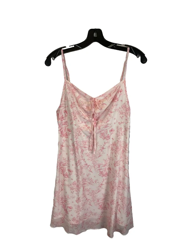 The Best Prices Pink Dress Casual Short Clothes Mentor, Size S