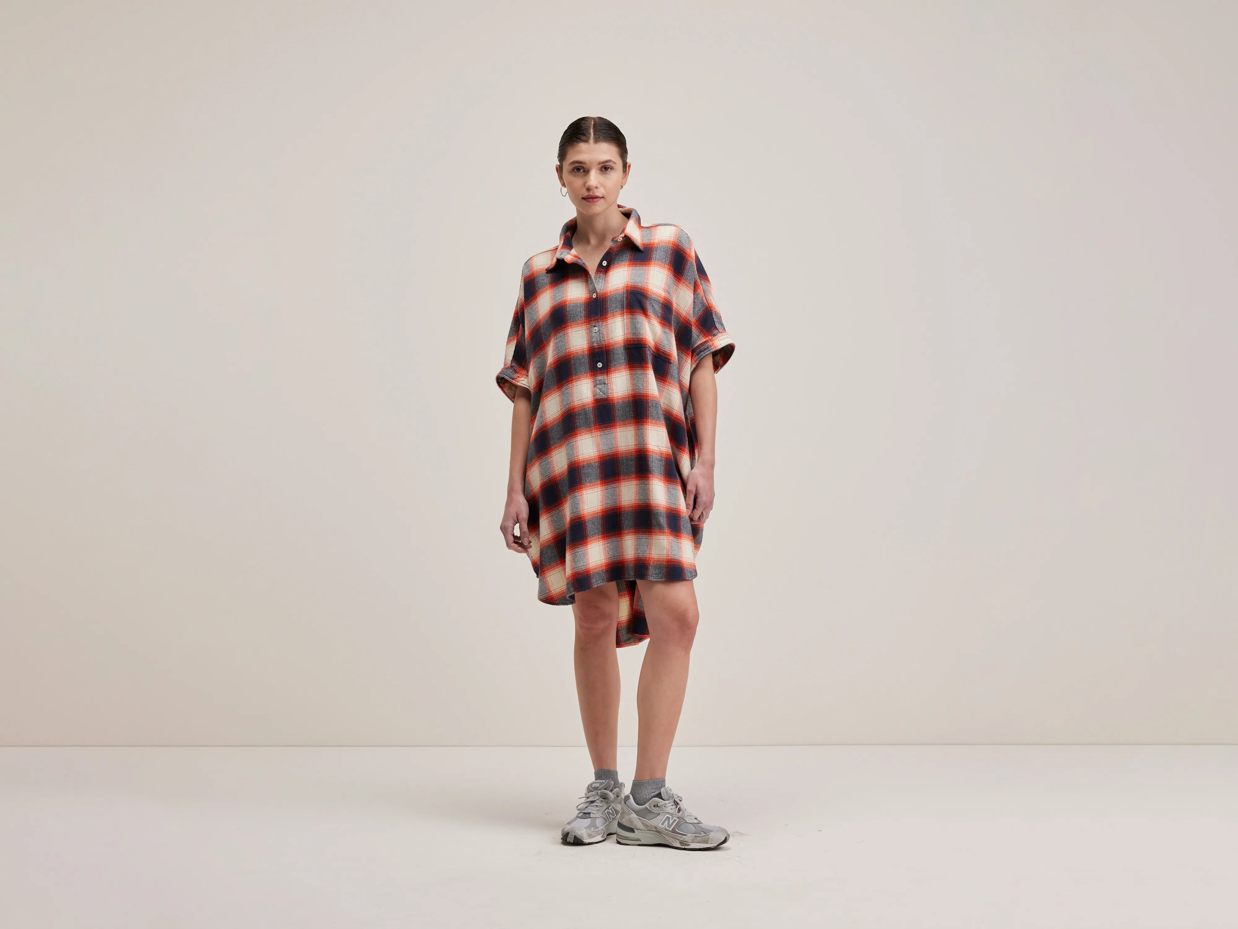 Closeout Glenn shirt dress (242 / W / CHECK G)