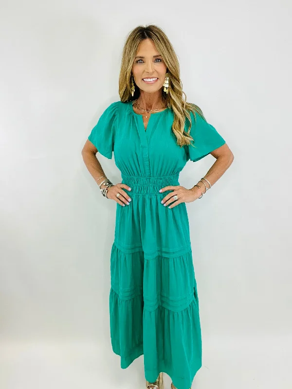 Friends and Family Sale DON'T BE JADED MIDI DRESS