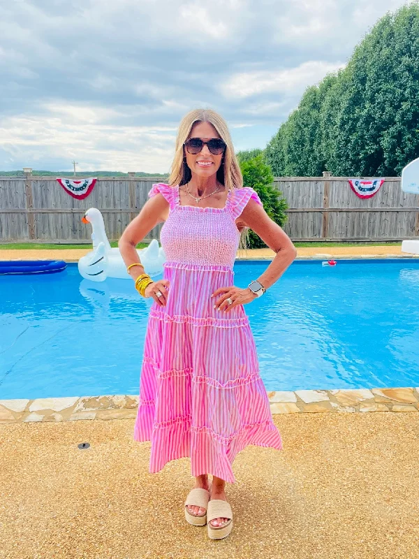 Anniversary Sale JETSETTING JOY DRESS- PINK-SUMMER SALE