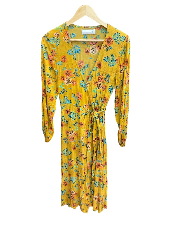Mega Sale Floral Print Dress Casual Midi Faithfull The Brand, Size Xs