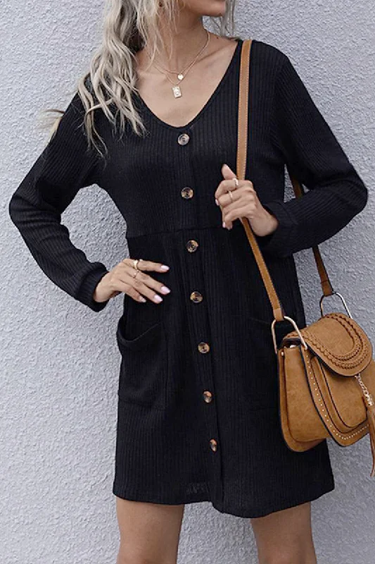 Markdowns CASUAL BUTTON DOWN MIDI DRESS